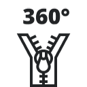 Pārvalks ar rāvējslēdzēju visapkārt matracim