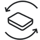 Ieteicams apgriezt matraci otrādi ik pēc 2-3 mēnešiem